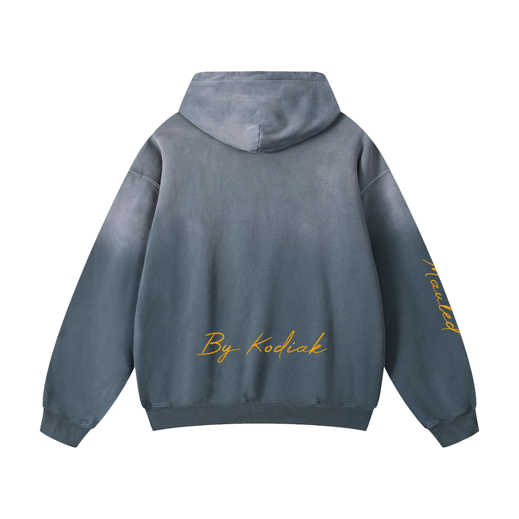 Bear Sunfade Oversized Hoodie