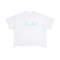 Eagle Torn Oversized T-Shirt White