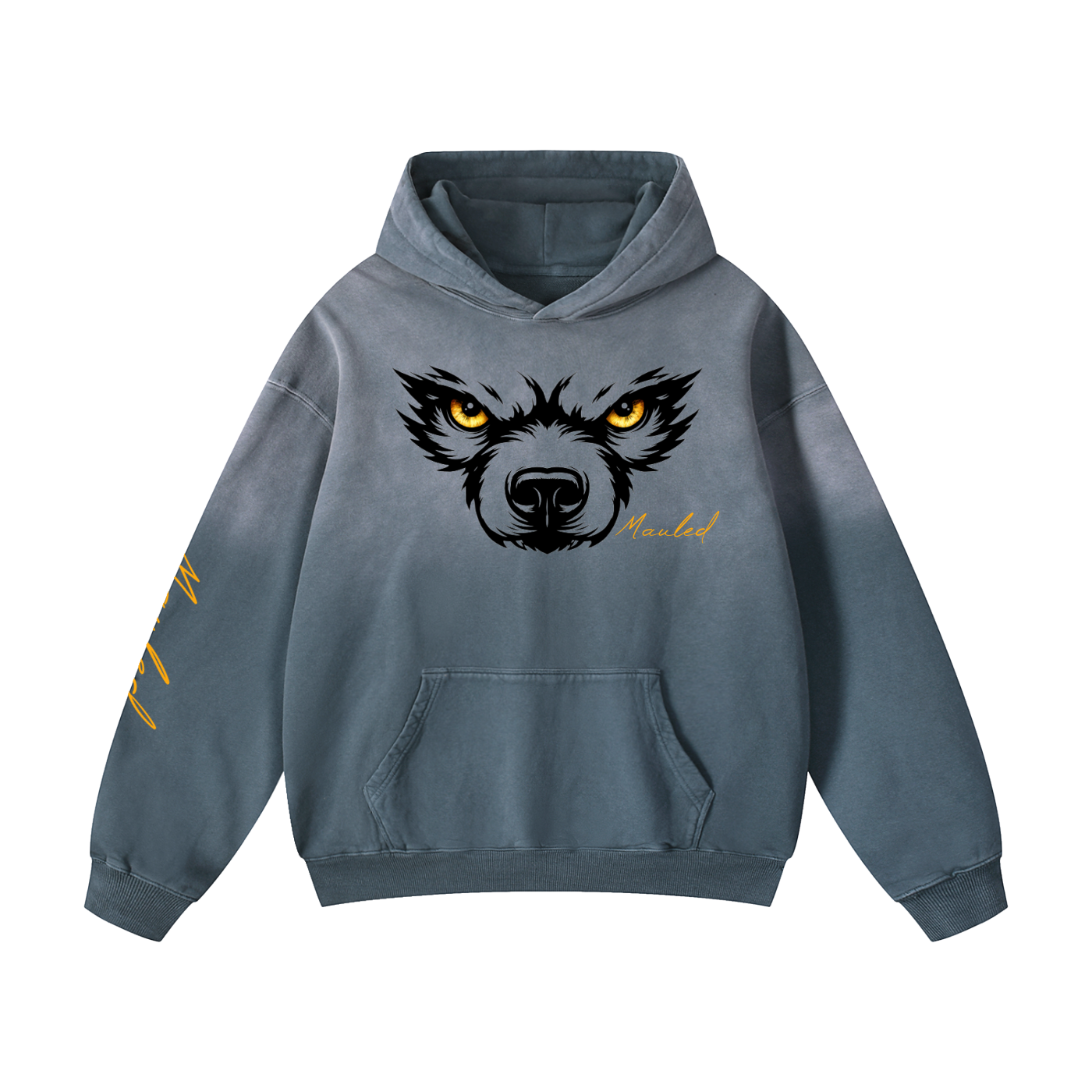 Bear Sunfade Oversized Hoodie