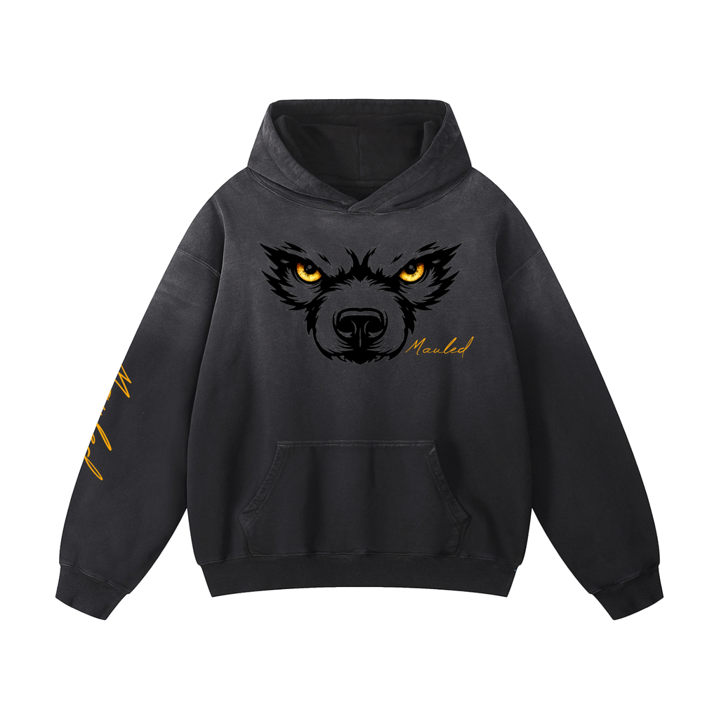 Bear Sunfade Oversized Hoodie